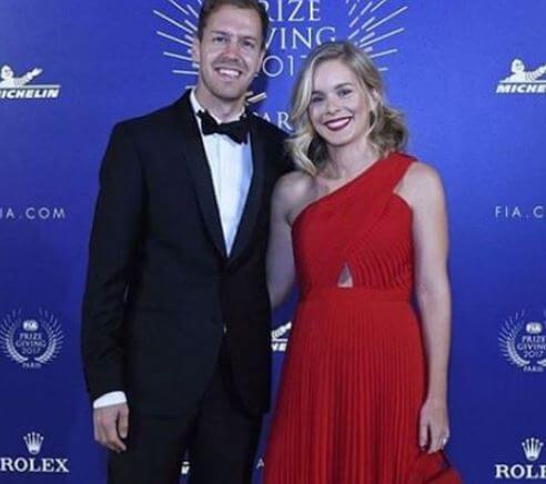Emilie Vettel Parents Sebastian Vettel and Hanna Prater.